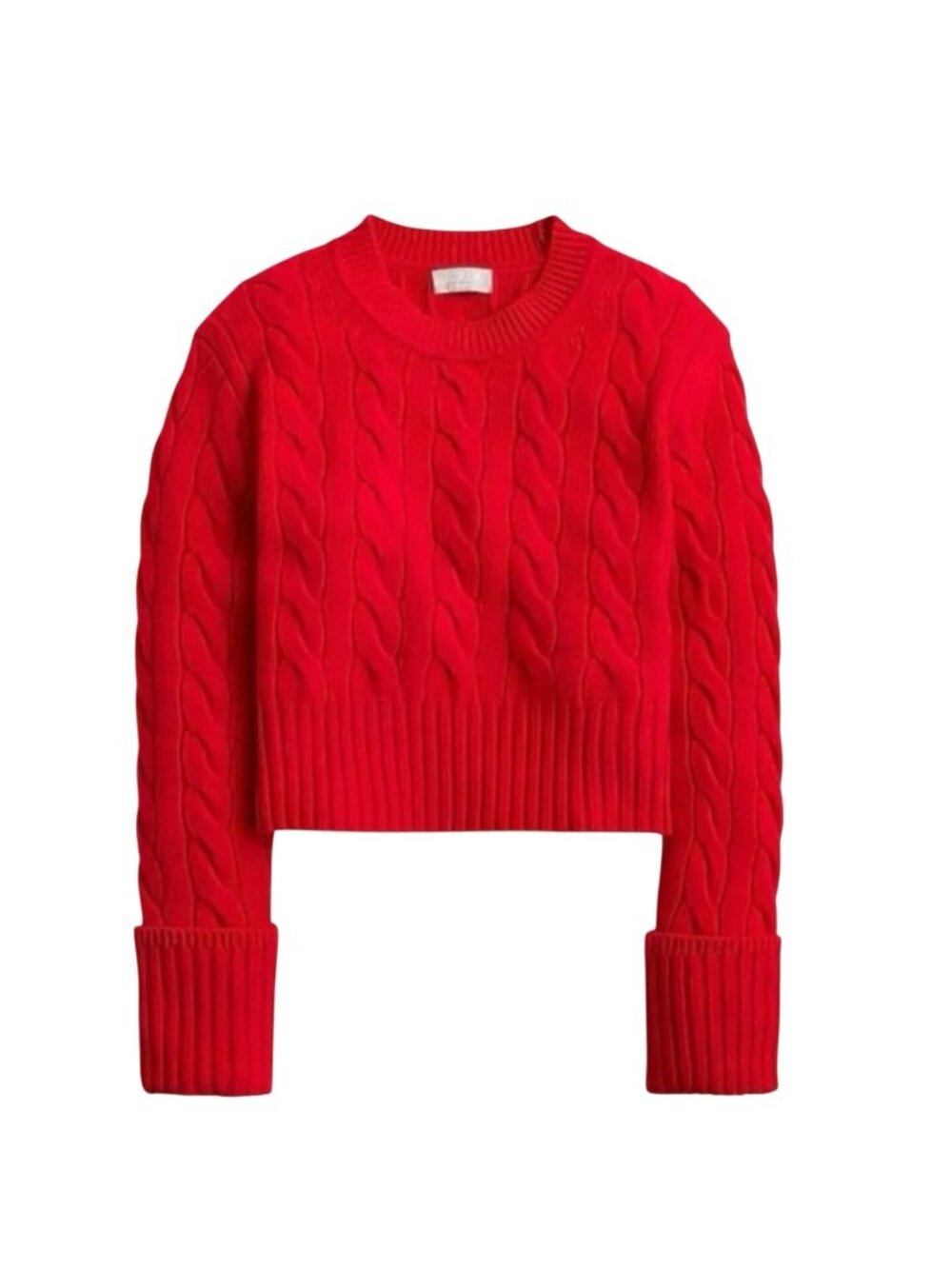 J. Crew Collection Cuffed Crew Neck Sweater Cashmere Sweater S